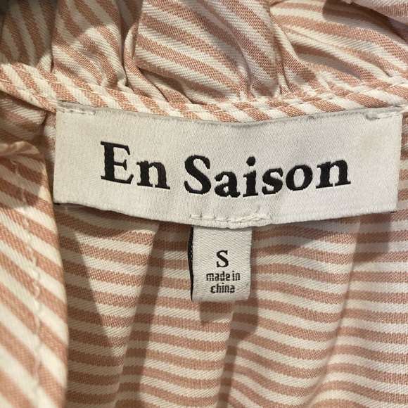 EN SAISON Ida Ruffle Mini Dress Size Small - Picture 4 of 4